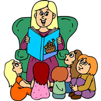 meset-olvaso-anyuka-gyerekekkel